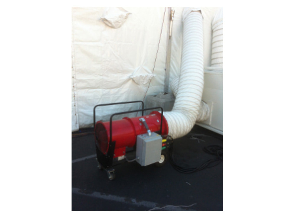 60KW Electric Heaters for temporary events